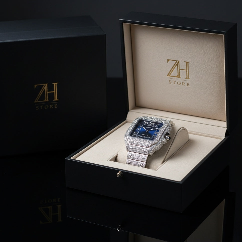 Cartier IceMaster Blue dial Full option