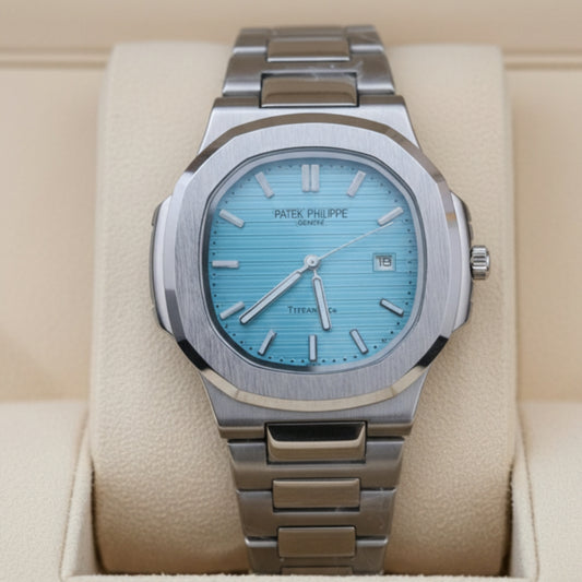Patek Phillipe Silver Tiffany Watch